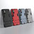 Silikon Hülle Handyhülle und Kunststoff Schutzhülle Hartschalen Tasche mit Ständer für Xiaomi Redmi Note 10 5G