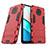 Silikon Hülle Handyhülle und Kunststoff Schutzhülle Hartschalen Tasche mit Ständer für Xiaomi Redmi Note 9T 5G