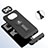 Silikon Hülle Handyhülle und Kunststoff Schutzhülle Hartschalen Tasche mit Ständer H01P für Xiaomi Poco X3 Pro