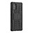 Silikon Hülle Handyhülle und Kunststoff Schutzhülle Hartschalen Tasche mit Ständer J01X für Samsung Galaxy A71 4G A715