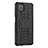 Silikon Hülle Handyhülle und Kunststoff Schutzhülle Hartschalen Tasche mit Ständer J01X für Samsung Galaxy F12