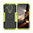 Silikon Hülle Handyhülle und Kunststoff Schutzhülle Hartschalen Tasche mit Ständer JX1 für Nokia 5.4