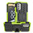 Silikon Hülle Handyhülle und Kunststoff Schutzhülle Hartschalen Tasche mit Ständer JX1 für Nokia G400 5G