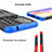 Silikon Hülle Handyhülle und Kunststoff Schutzhülle Hartschalen Tasche mit Ständer JX1 für Oppo F19 Pro+ Plus 5G