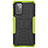 Silikon Hülle Handyhülle und Kunststoff Schutzhülle Hartschalen Tasche mit Ständer JX1 für Samsung Galaxy A72 4G