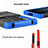 Silikon Hülle Handyhülle und Kunststoff Schutzhülle Hartschalen Tasche mit Ständer JX1 für Sony Xperia 10 IV SOG07