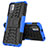 Silikon Hülle Handyhülle und Kunststoff Schutzhülle Hartschalen Tasche mit Ständer JX1 für Xiaomi POCO M3 Pro 5G