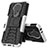 Silikon Hülle Handyhülle und Kunststoff Schutzhülle Hartschalen Tasche mit Ständer JX2 für Nokia 5.4