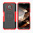 Silikon Hülle Handyhülle und Kunststoff Schutzhülle Hartschalen Tasche mit Ständer JX2 für Nokia G300 5G