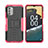 Silikon Hülle Handyhülle und Kunststoff Schutzhülle Hartschalen Tasche mit Ständer JX2 für Nokia G400 5G