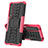 Silikon Hülle Handyhülle und Kunststoff Schutzhülle Hartschalen Tasche mit Ständer JX2 für Sony Xperia 1 IV SO-51C