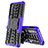 Silikon Hülle Handyhülle und Kunststoff Schutzhülle Hartschalen Tasche mit Ständer JX2 für Sony Xperia 10 III Lite