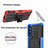 Silikon Hülle Handyhülle und Kunststoff Schutzhülle Hartschalen Tasche mit Ständer JX2 für Sony Xperia 5 IV