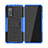 Silikon Hülle Handyhülle und Kunststoff Schutzhülle Hartschalen Tasche mit Ständer JX2 für Xiaomi Mi 10T Pro 5G