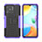 Silikon Hülle Handyhülle und Kunststoff Schutzhülle Hartschalen Tasche mit Ständer JX2 für Xiaomi Redmi 10 India