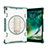 Silikon Hülle Handyhülle und Kunststoff Schutzhülle Hartschalen Tasche mit Ständer L07 für Apple iPad Pro 10.5