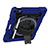Silikon Hülle Handyhülle und Kunststoff Schutzhülle Hartschalen Tasche mit Ständer L10 für Apple iPad Pro 11 (2022)