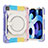 Silikon Hülle Handyhülle und Kunststoff Schutzhülle Hartschalen Tasche mit Ständer L13 für Apple iPad Pro 11 (2020) Violett