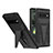 Silikon Hülle Handyhülle und Kunststoff Schutzhülle Hartschalen Tasche mit Ständer MQ1 für Google Pixel 6 Pro 5G