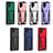 Silikon Hülle Handyhülle und Kunststoff Schutzhülle Hartschalen Tasche mit Ständer MQ1 für Samsung Galaxy A12 5G
