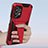 Silikon Hülle Handyhülle und Kunststoff Schutzhülle Hartschalen Tasche mit Ständer MQ1 für Samsung Galaxy A23 4G