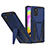 Silikon Hülle Handyhülle und Kunststoff Schutzhülle Hartschalen Tasche mit Ständer MQ1 für Samsung Galaxy A31