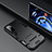 Silikon Hülle Handyhülle und Kunststoff Schutzhülle Hartschalen Tasche mit Ständer R01 für Xiaomi Redmi Note 10 5G
