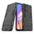 Silikon Hülle Handyhülle und Kunststoff Schutzhülle Hartschalen Tasche mit Ständer T01 für OnePlus Nord N200 5G