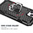 Silikon Hülle Handyhülle und Kunststoff Schutzhülle Hartschalen Tasche mit Ständer YF1 für Apple iPhone 14 Pro Max