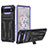 Silikon Hülle Handyhülle und Kunststoff Schutzhülle Hartschalen Tasche mit Ständer YF1 für Google Pixel 6a 5G