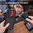 Silikon Hülle Handyhülle und Kunststoff Schutzhülle Hartschalen Tasche mit Ständer YF1 für Samsung Galaxy A73 5G