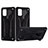 Silikon Hülle Handyhülle und Kunststoff Schutzhülle Hartschalen Tasche mit Ständer YF2 für Samsung Galaxy A71 4G A715