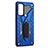 Silikon Hülle Handyhülle und Kunststoff Schutzhülle Hartschalen Tasche mit Ständer YF2 für Samsung Galaxy S20 FE 4G