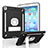 Silikon Hülle Handyhülle und Kunststoff Schutzhülle Hartschalen Tasche mit Ständer YJ2 für Apple iPad Pro 10.5