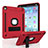 Silikon Hülle Handyhülle und Kunststoff Schutzhülle Hartschalen Tasche mit Ständer YJ2 für Apple iPad Pro 10.5 Rot