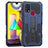 Silikon Hülle Handyhülle und Kunststoff Schutzhülle Hartschalen Tasche mit Ständer ZJ1 für Samsung Galaxy M31
