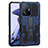 Silikon Hülle Handyhülle und Kunststoff Schutzhülle Hartschalen Tasche mit Ständer ZJ1 für Xiaomi Mi 11T 5G