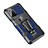 Silikon Hülle Handyhülle und Kunststoff Schutzhülle Hartschalen Tasche mit Ständer ZJ2 für Xiaomi Mi 11X 5G