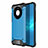 Silikon Hülle Handyhülle und Kunststoff Schutzhülle Hartschalen Tasche U01 für Huawei Mate 40E 4G Hellblau