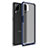 Silikon Hülle Handyhülle und Kunststoff Schutzhülle Hartschalen Tasche U01 für Samsung Galaxy A12 Nacho Blau