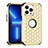 Silikon Hülle Handyhülle und Kunststoff Schutzhülle Hartschalen Tasche Vorder und Rückseite 360 Grad Ganzkörper Bling-Bling für Apple iPhone 13 Pro Max