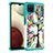 Silikon Hülle Handyhülle und Kunststoff Schutzhülle Hartschalen Tasche Vorder und Rückseite 360 Grad Ganzkörper JX1 für Samsung Galaxy A12 5G