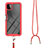 Silikon Hülle Handyhülle und Kunststoff Schutzhülle Hartschalen Tasche Vorder und Rückseite 360 Grad Ganzkörper mit Schlüsselband Lanyard für Samsung Galaxy F42 5G