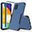 Silikon Hülle Handyhülle und Kunststoff Schutzhülle Hartschalen Tasche Vorder und Rückseite 360 Grad Ganzkörper MQ1 für Samsung Galaxy A52 4G