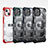 Silikon Hülle Handyhülle und Kunststoff Schutzhülle Hartschalen Tasche Vorder und Rückseite 360 Grad Ganzkörper U02 für Apple iPhone 15