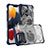 Silikon Hülle Handyhülle und Kunststoff Schutzhülle Hartschalen Tasche Vorder und Rückseite 360 Grad Ganzkörper U03 für Apple iPhone 13 Pro Max Blau