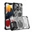 Silikon Hülle Handyhülle und Kunststoff Schutzhülle Hartschalen Tasche Vorder und Rückseite 360 Grad Ganzkörper U03 für Apple iPhone 13 Pro Max Schwarz