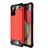 Silikon Hülle Handyhülle und Kunststoff Schutzhülle Hartschalen Tasche WL1 für Samsung Galaxy A03s Rot