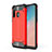 Silikon Hülle Handyhülle und Kunststoff Schutzhülle Hartschalen Tasche WL1 für Samsung Galaxy A21 European Rot