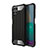 Silikon Hülle Handyhülle und Kunststoff Schutzhülle Hartschalen Tasche WL1 für Samsung Galaxy A22 4G Schwarz